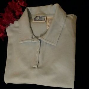 BABY AND ME🥑BLUE TOP Sz Medium